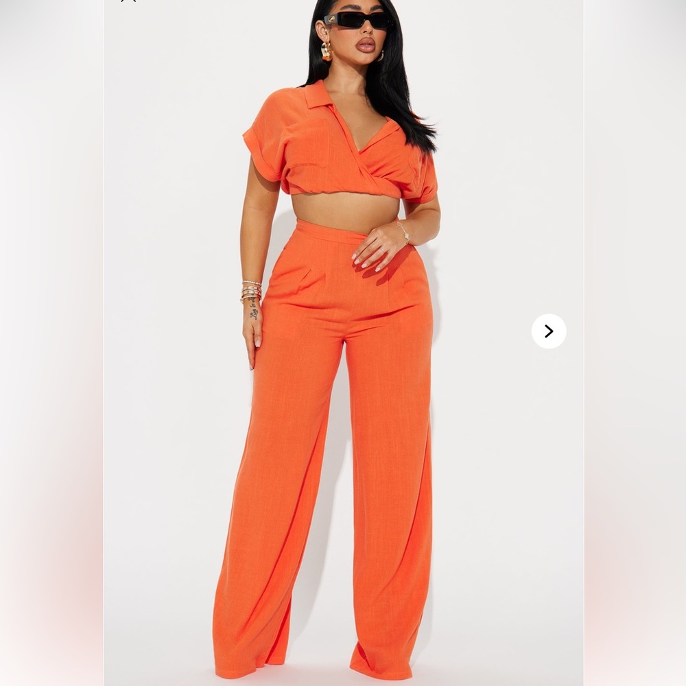 Vibrant Orange Women's Pants